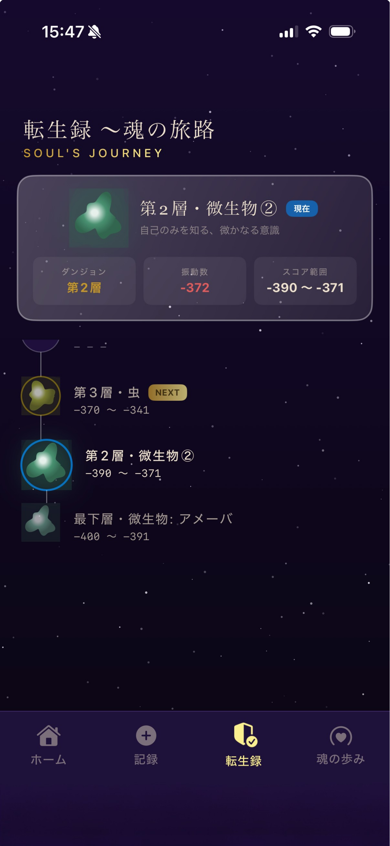 Reincarnation Log